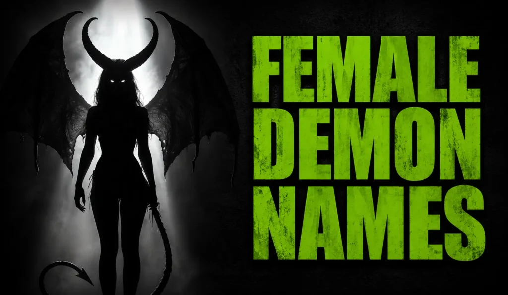 450+ Female Demon Names: Dark, Powerful & Beautiful Ideas 