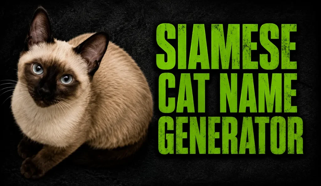 400+ Best Siamese Cat Names With Name Generator