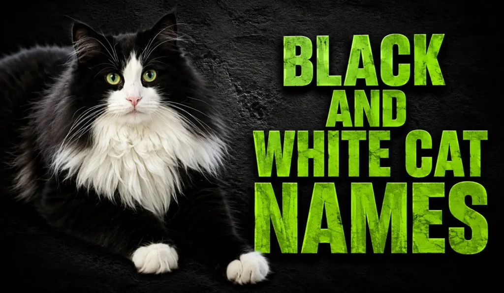 300+ Black and White Cat Names: Best Cute & Fun Picks