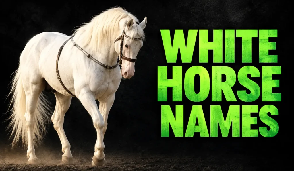 300+ White Horse Names: Cute, Unique & Powerful Ideas