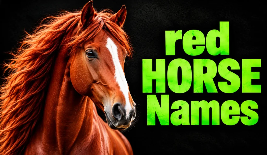 500+ Red Horse Names: Cute, Cool, Unique & Fiery Ideas