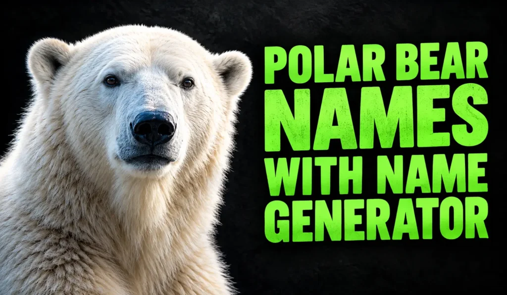 500+ Polar Bear Names With Name Generator: Cute & Cool 
