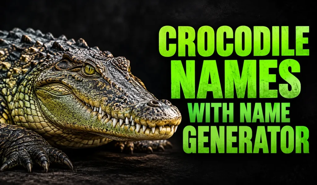 500+ Crocodile Names With Name Generator: Cute & Funny