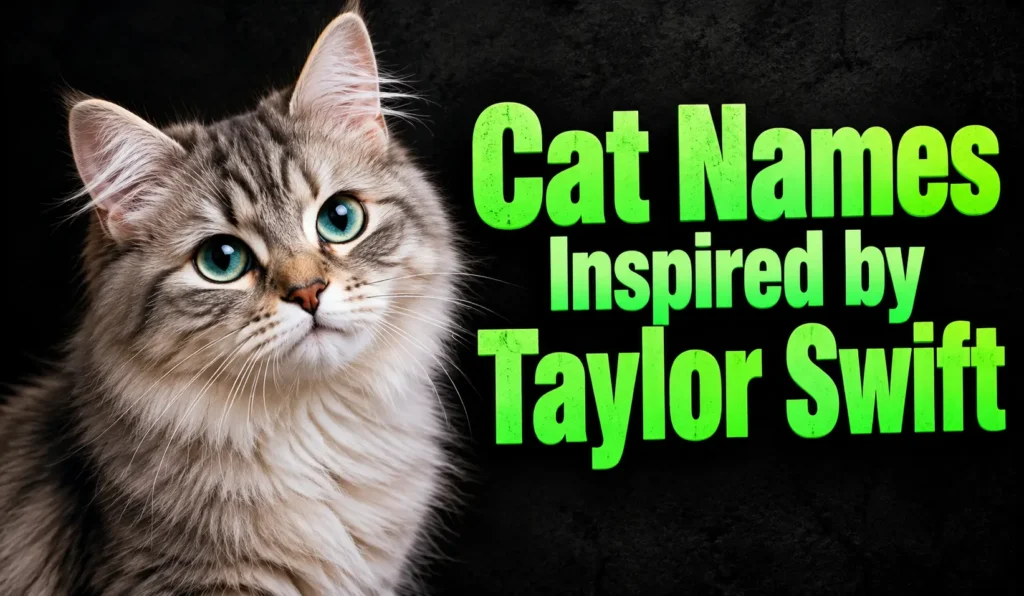 300+ Cat Names Inspired by Taylor Swift: Songs & Eras
